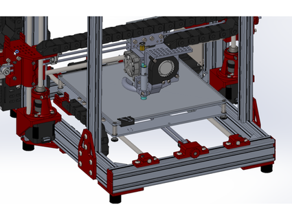 am8 axis luge faire glisser cable chain CONSTRUCTION 3d print model - Mito3D