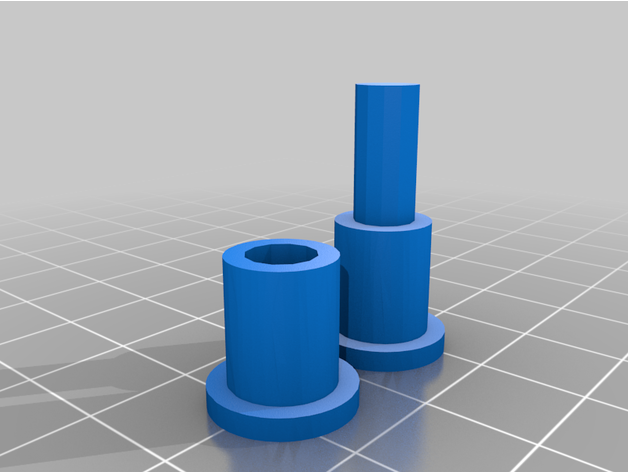 Einpressbolzen klappern 3D print model - Mito3D