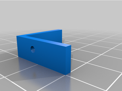 l form screw-holes metal frame tsmt09 3d print model - Mito3D