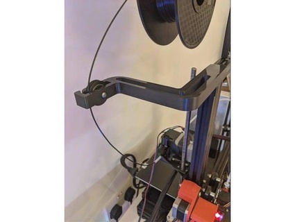 ender 3 pro upper filament roller 608 bearing stonedreality 3d print model - Mito3D