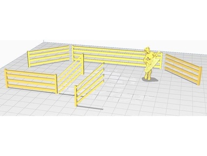 iron style railings tolemykus 3d print model - Mito3D