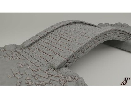rpg stone bridge free kickstarter 3dmodel tialja 3d print model - Mito3D