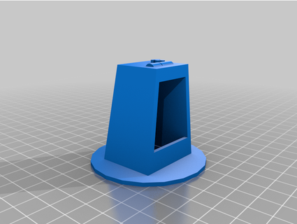weather-proof cigarrette butt receptacle lid - rain water mosjef 3d print model - Mito3D