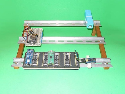 large din rail prototyping stand ctheroux 3d print model - Mito3D