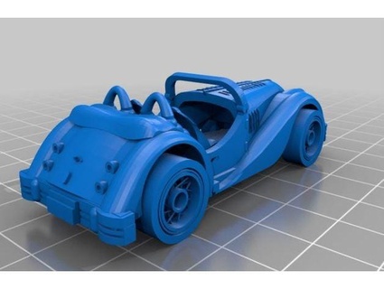 Morgan roadster semelhante rico pernilongo 3d print model - Mito3D