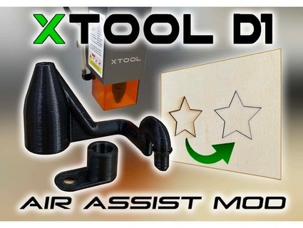 xtool d1 hava yardım ağızlık ekstrüder varyasyonlar busterbeagle3d 3d print model - Mito3D