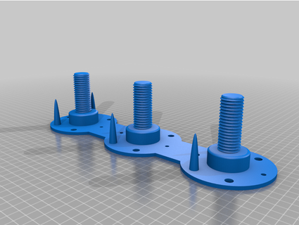 propeller wall bracket x3x3x 3d print model - Mito3D