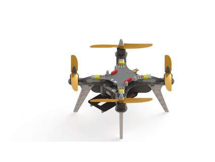 quadcopter geoscan pioneer base custom legs geoscanpioneer 3d print model - Mito3D