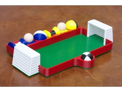 car table soccer - auto-tischfussball k-eye 3d print model - Mito3D