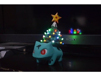 bulbasaur Navidad árbol lámpara mauricio92sh 3d print model - Mito3D