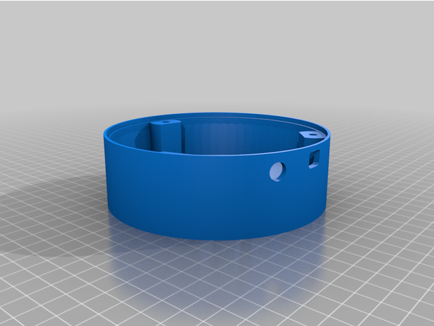 chromalux neopixel lampada base m5 vite buchi thelodrik 3D print model - Mito3D