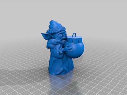 Baby Yoda Weihnachten brooklyn123456789 3d print model - Mito3D
