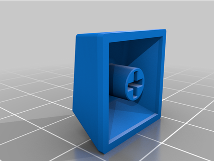 braille key caps - cherry mx compatible rev bluedogseventysix 3d print model - Mito3D