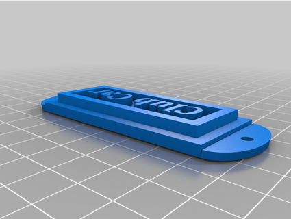 club car golf cart keychain directtechyt 3d print model - Mito3D