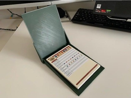 duna tablero juego atreides traición tarjeta folleto jefe 3d print model - Mito3D