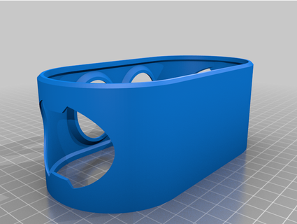 ultimate toothbrush docking station - 2 electric cups darkmagedesigns 3d print model - Mito3D