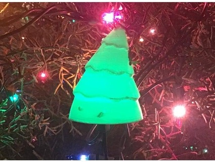 lighted tree ornament neptunemaker 3d print model - Mito3D