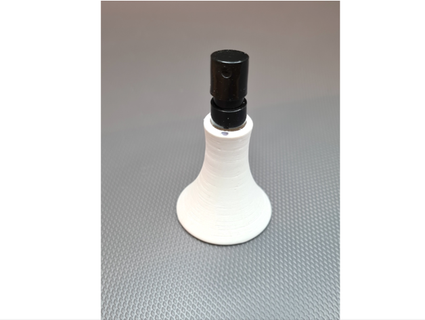 perfume testador amostra ficar pé vítreo 3d print model - Mito3D