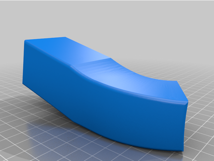 ön cam silecek kelepçe dalgalı 3d print model - Mito3D