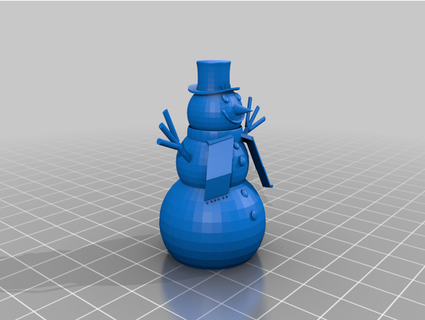 snowman fchurchill 3d print model - Mito3D