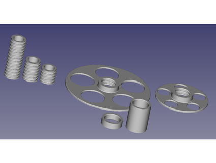 wire spool organizer wildflexy 3d print model - Mito3D