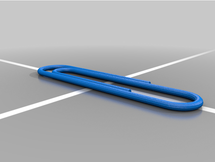 paper clip sujetapapeles maksimbashkin244 3d print model - Mito3D