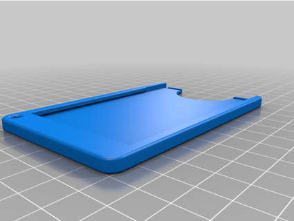 card keyring holder iain simpson 3d print model - Mito3D