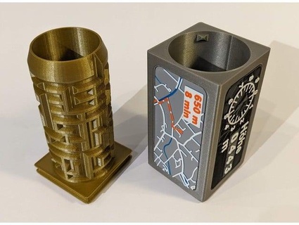 fitness tracker labyrinth gift box andun 3d print model - Mito3D