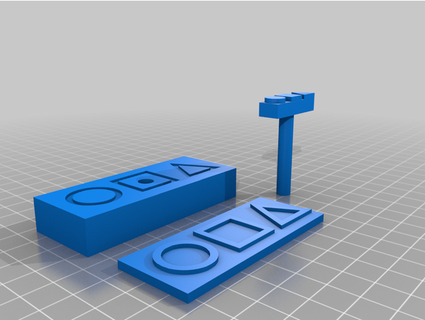 squid game logo cookie cutter plotteria81 3d print model - Mito3D