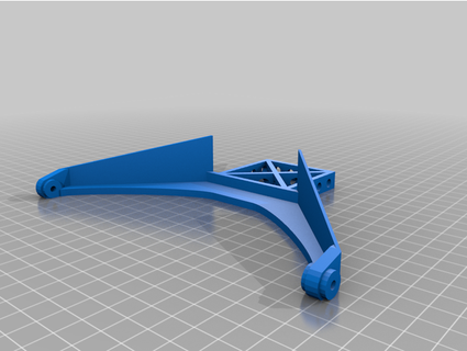 ft simples batedor aterrissagem engrenagem furtivo 3d print model - Mito3D