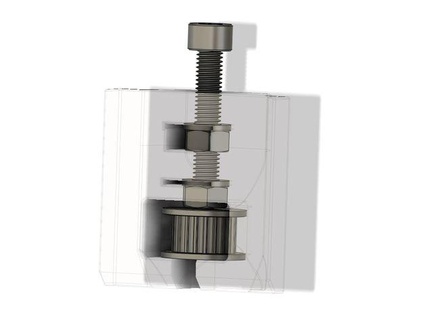 nema17 press-fit pulley extractor allpro3d 3d print model - Mito3D