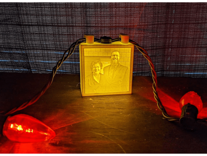Natal luz litofano veneno xplatypus 3d print model - Mito3D