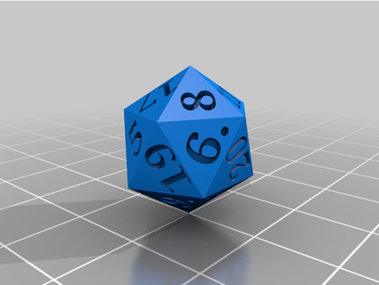 angry dm dice nf1nk 3d print model - Mito3D