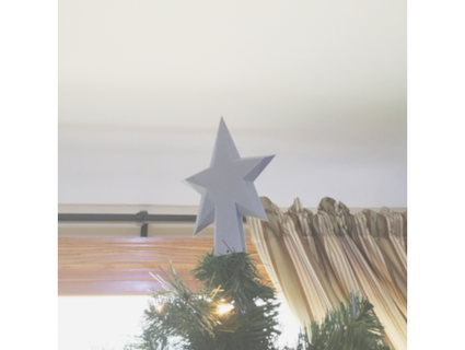 christmas tree star supports asurvivor 3d print model - Mito3D