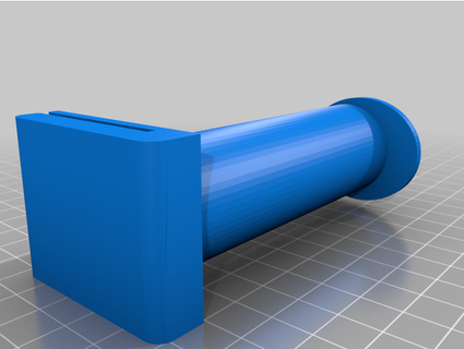 flsun super racer - sr filament roll holder extension xrcontrol 3d print model - Mito3D