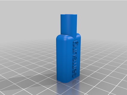 fixador samsung USB carregar cabo jabian 3d print model - Mito3D