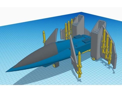 cobra uragano vtol technoviper3d 3d print model - Mito3D