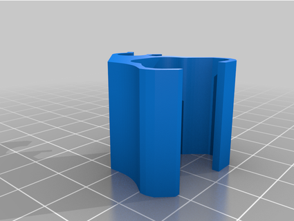bak bakflip f1 kamış klips Led şerit Boşluk çatlak tilki 3d print model - Mito3D