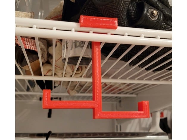 elfa shelf hook two variants mostman 3D print model - Mito3D