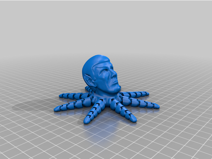 spocktopus jedisalamander 3d print model - Mito3D