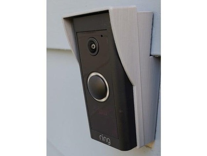 ring doorbell wired bracket bcouncell 3d print model - Mito3D