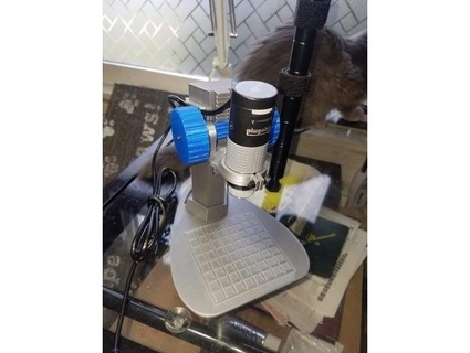 USB mikroskop ayakta durmak dönek 3d print model - Mito3D