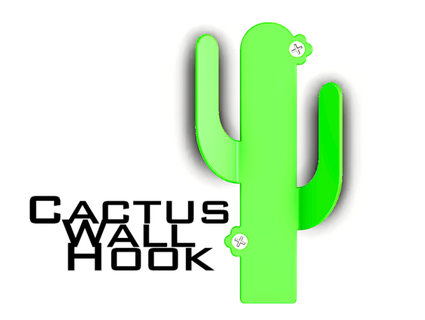 cactus wall hook mishkin2 3d print model - Mito3D