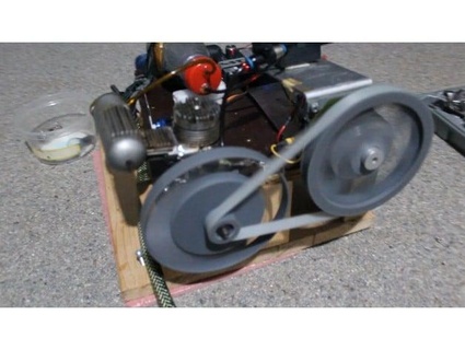 bagliore motore fan flywheel pulley combinazione u4eake 3d print model - Mito3D
