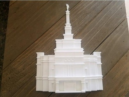 flocon neige temple soulagement mrmikeeilerts 3d print model - Mito3D