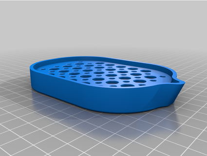 savon plat impression budget 3d print model - Mito3D