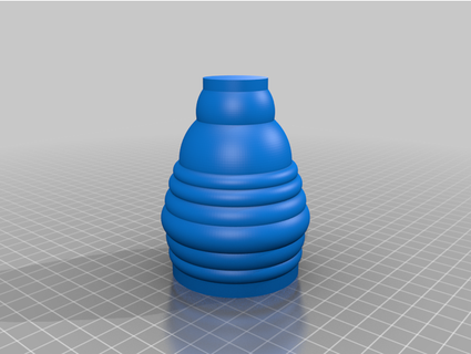 vase mode piston évier baignoire impression budget 3d print model - Mito3D