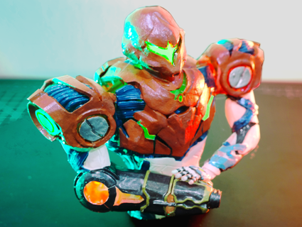 metroid dread armor bust mintyfries 3d print model - Mito3D