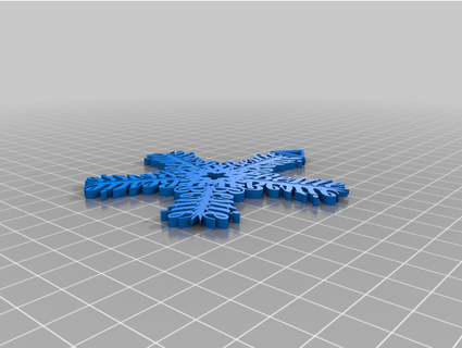 snowflake bestie blindog143 3d print model - Mito3D