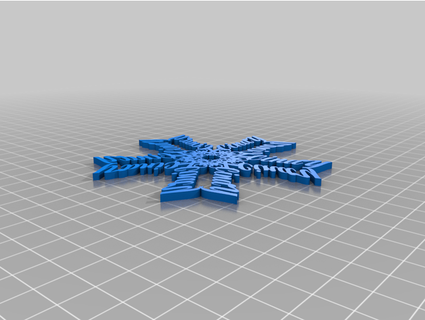 snowflake cindy blindog143 3d print model - Mito3D